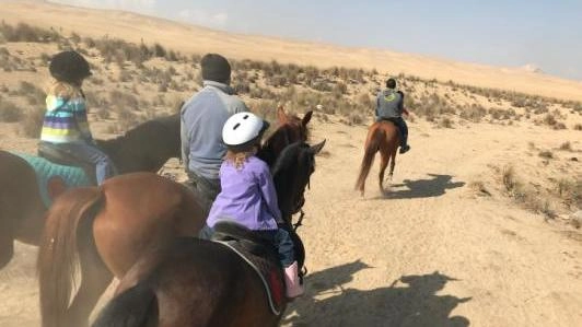 Enjoying Horse riding in Pyramid of Djoser Saqarah Egypt travel booking